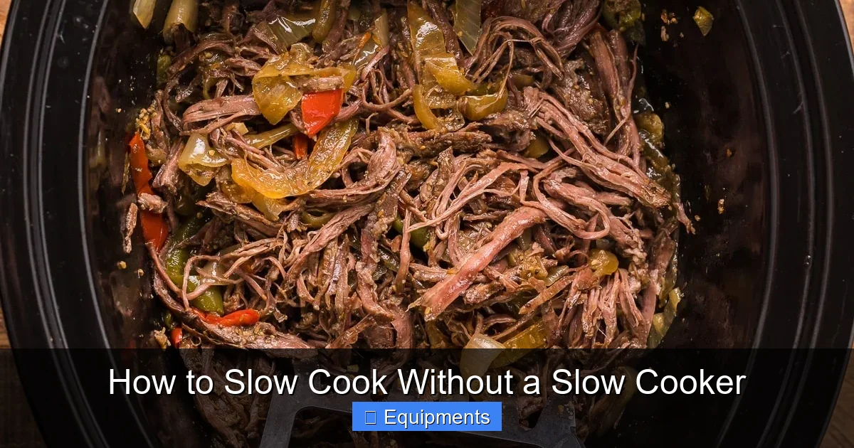 How to Slow Cook Without a Slow Cooker