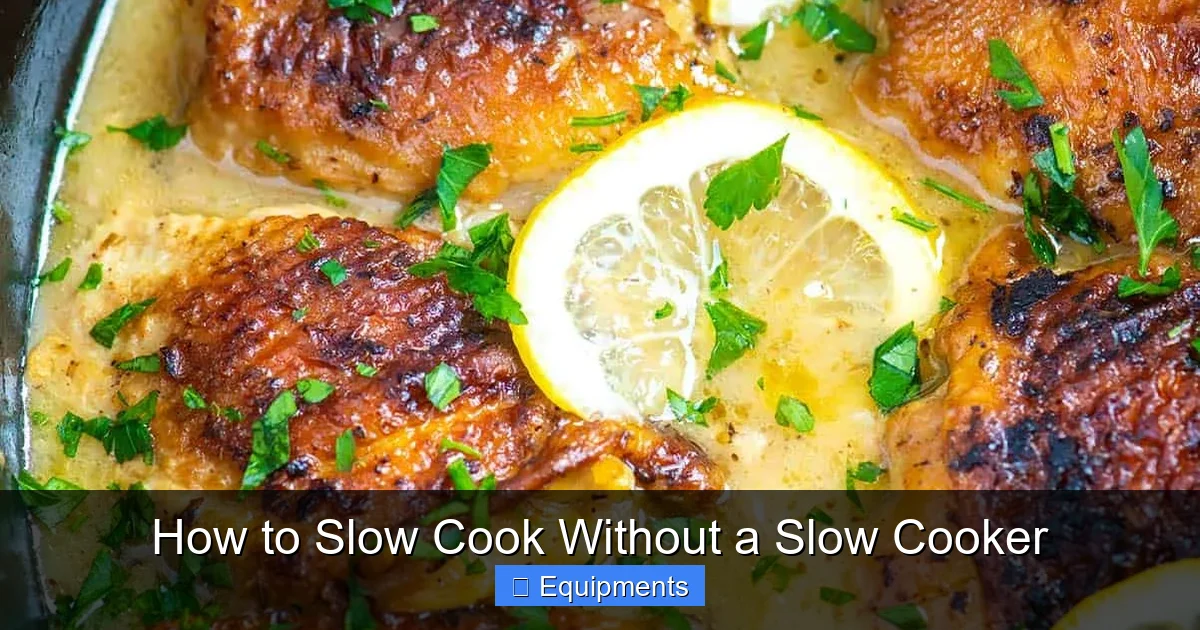 How to Slow Cook Without a Slow Cooker