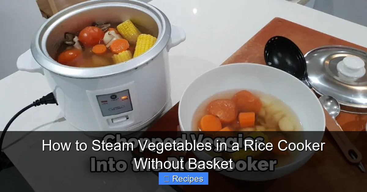 How to Steam Vegetables in a Rice Cooker Without Basket
