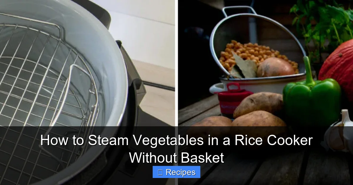 How to Steam Vegetables in a Rice Cooker Without Basket