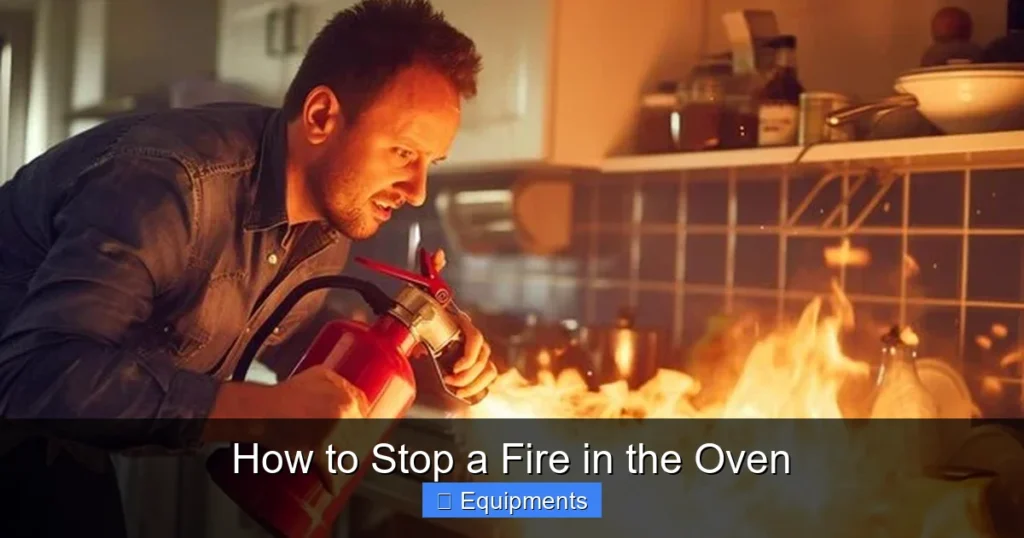 How to Stop a Fire in the Oven
