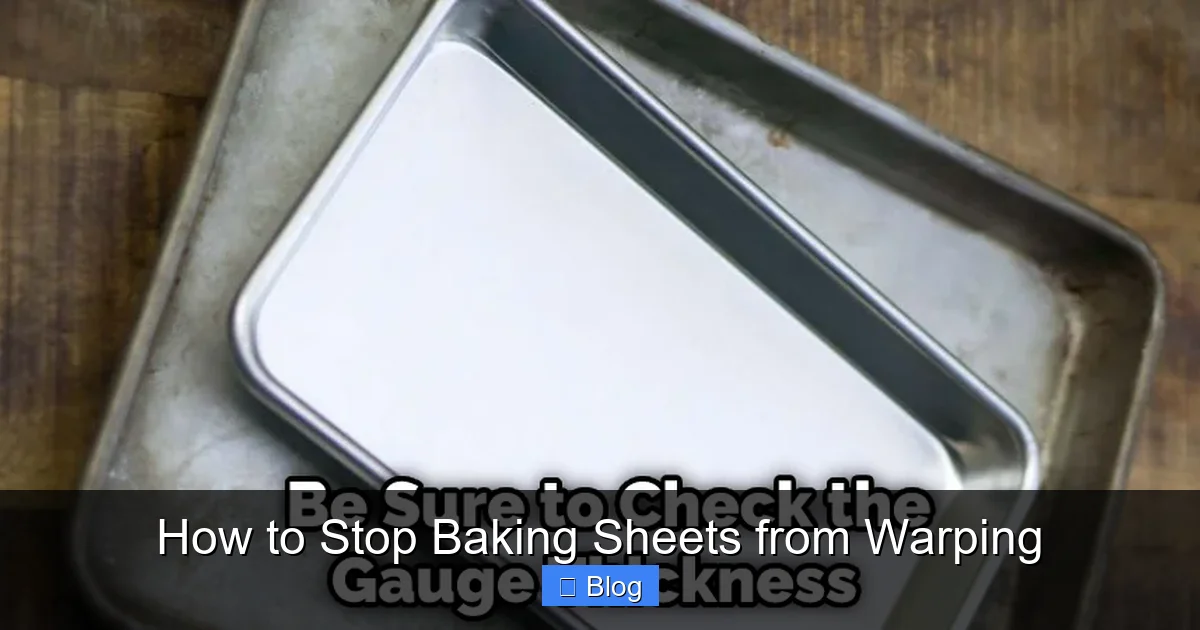 How to Stop Baking Sheets from Warping