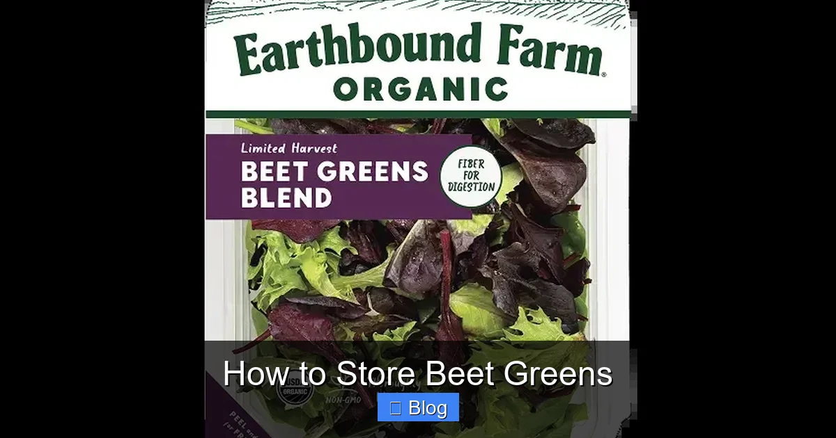 How to Store Beet Greens
