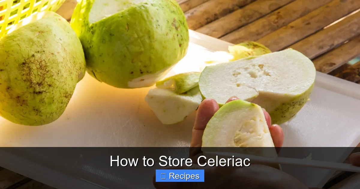 How to Store Celeriac