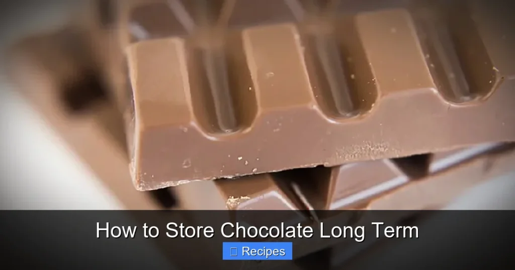 How to Store Chocolate Long Term