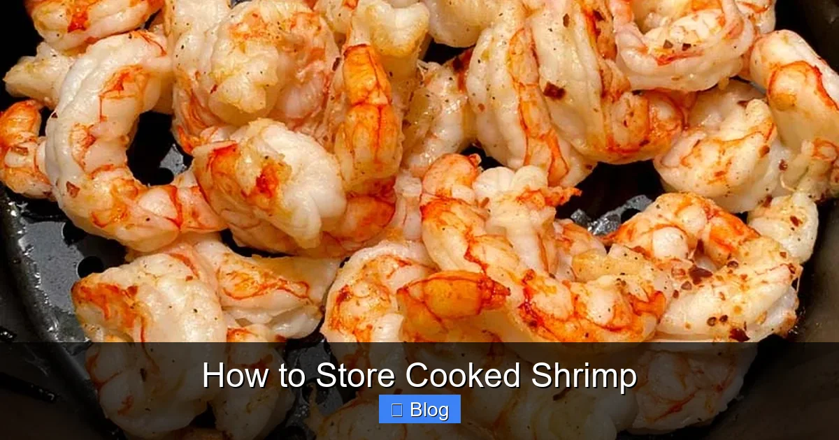 How to Store Cooked Shrimp