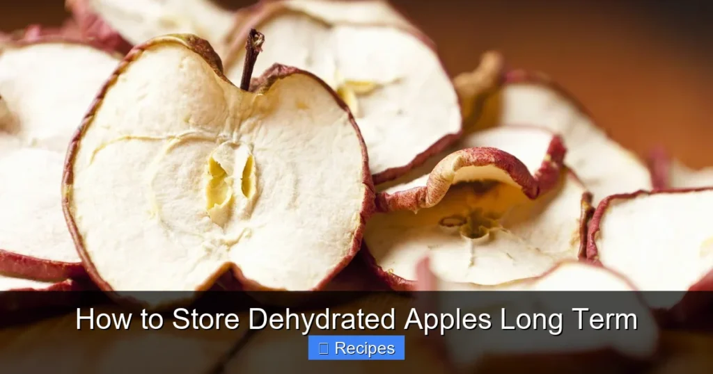How to Store Dehydrated Apples Long Term