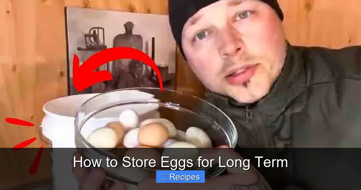 How to Store Eggs for Long Term