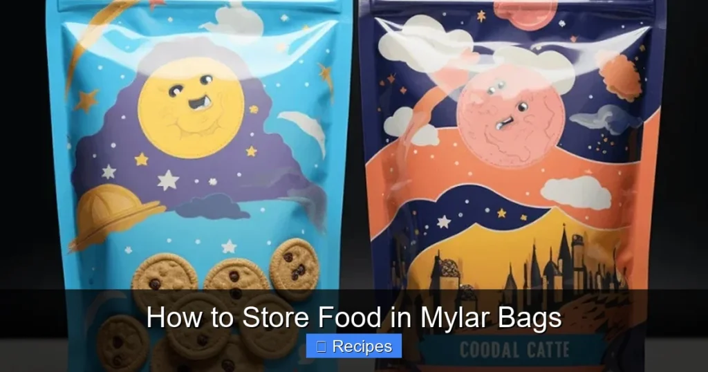 How to Store Food in Mylar Bags