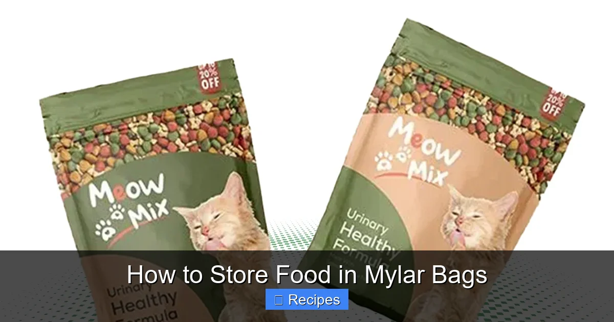 How to Store Food in Mylar Bags