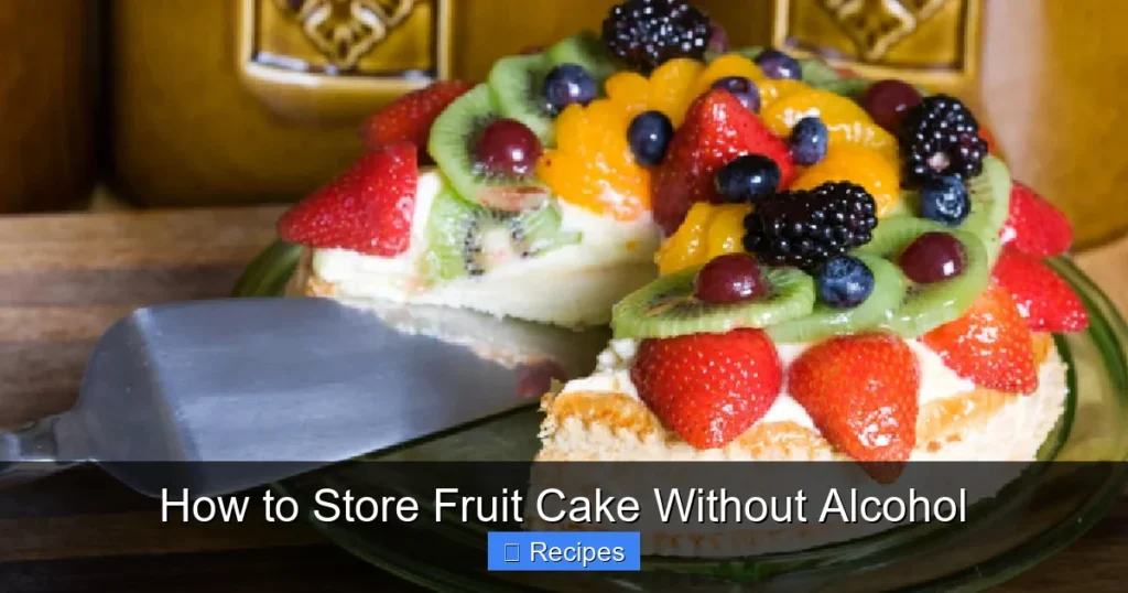 How to Store Fruit Cake Without Alcohol
