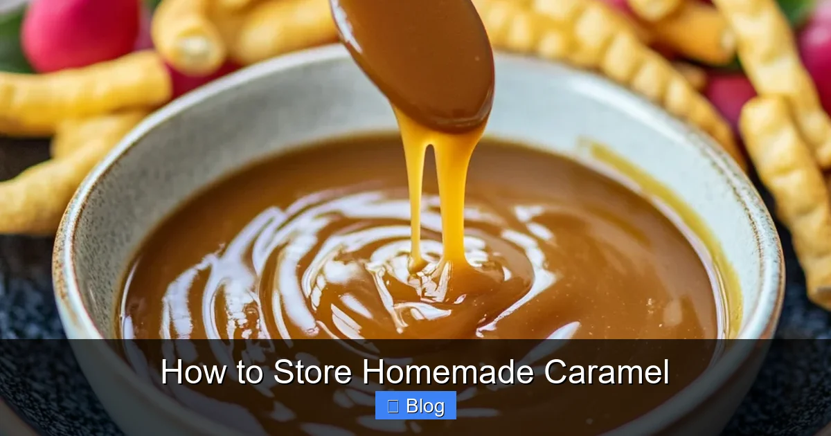 How to Store Homemade Caramel