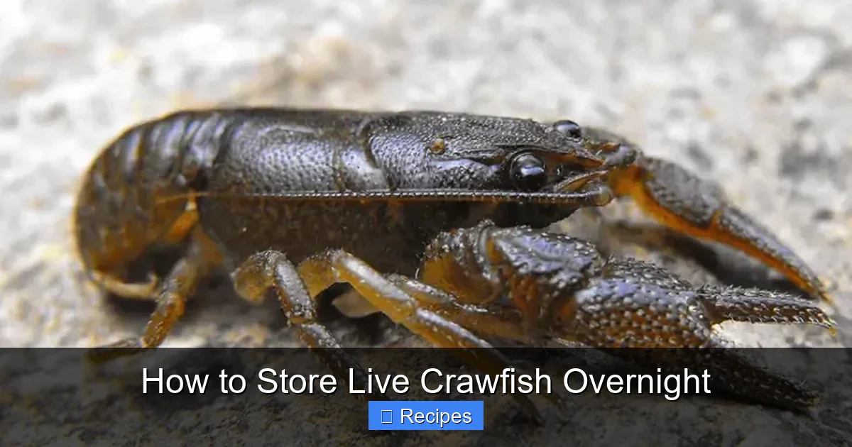 How to Store Live Crawfish Overnight