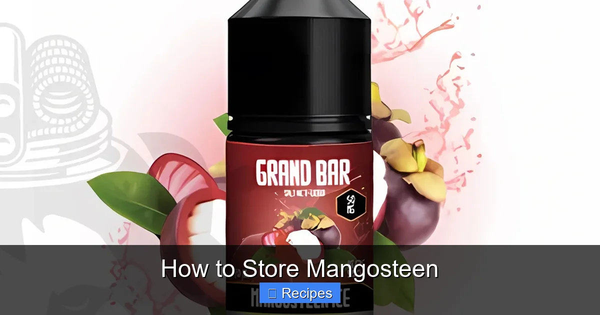 How to Store Mangosteen
