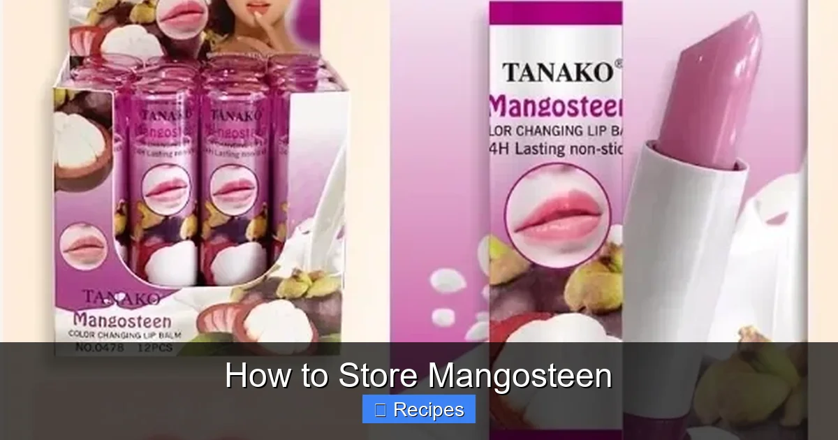 How to Store Mangosteen