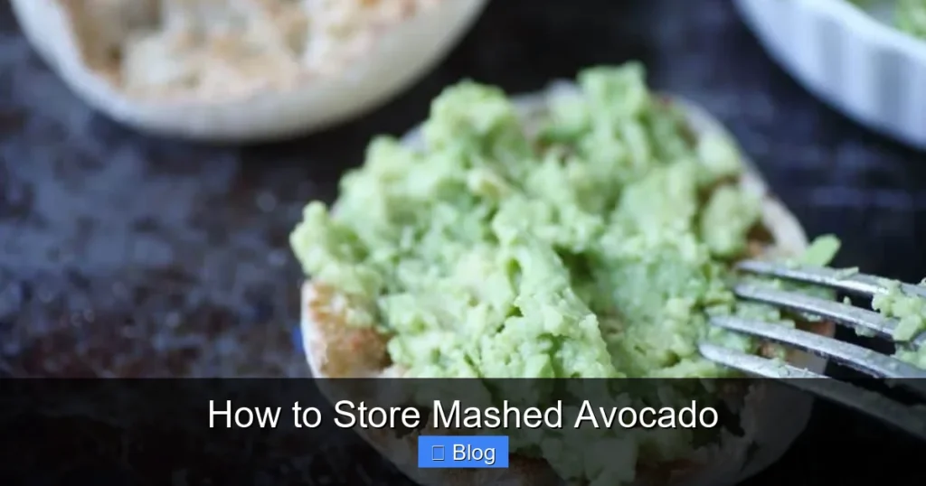 How to Store Mashed Avocado