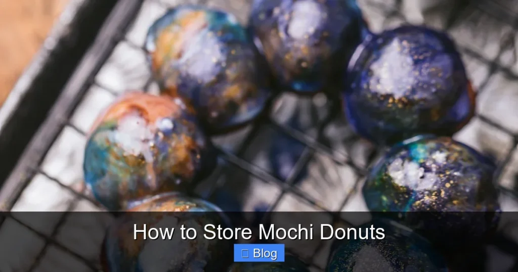 How to Store Mochi Donuts