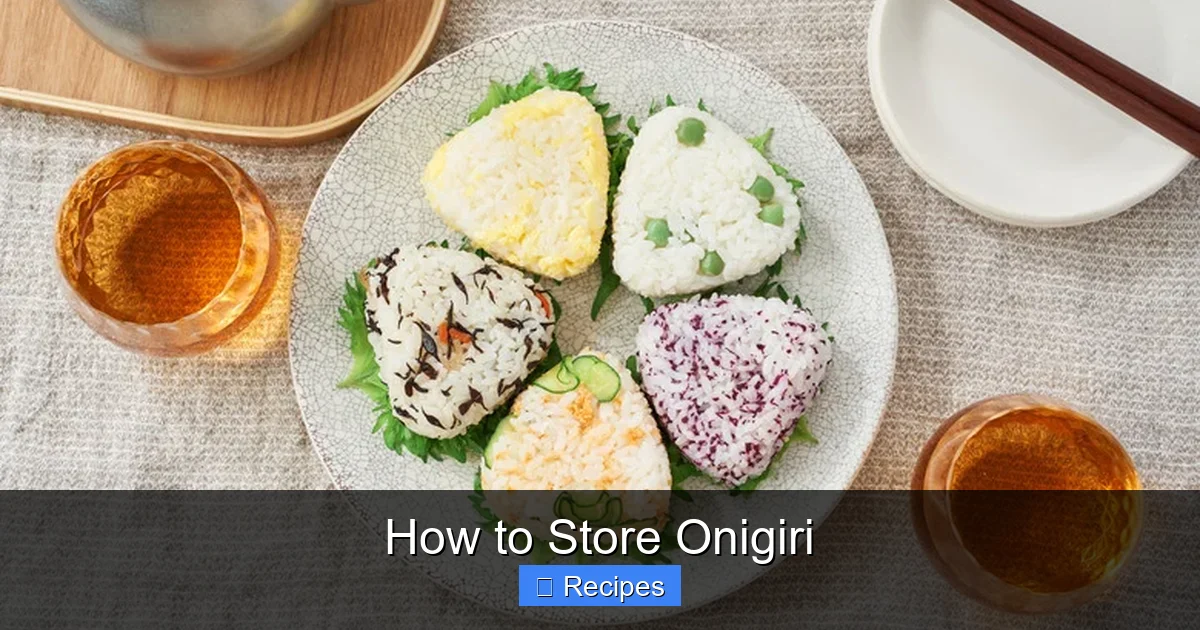 How to Store Onigiri