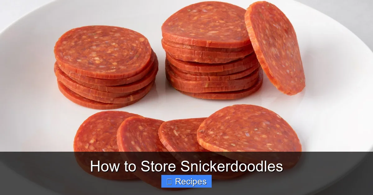 How to Store Snickerdoodles