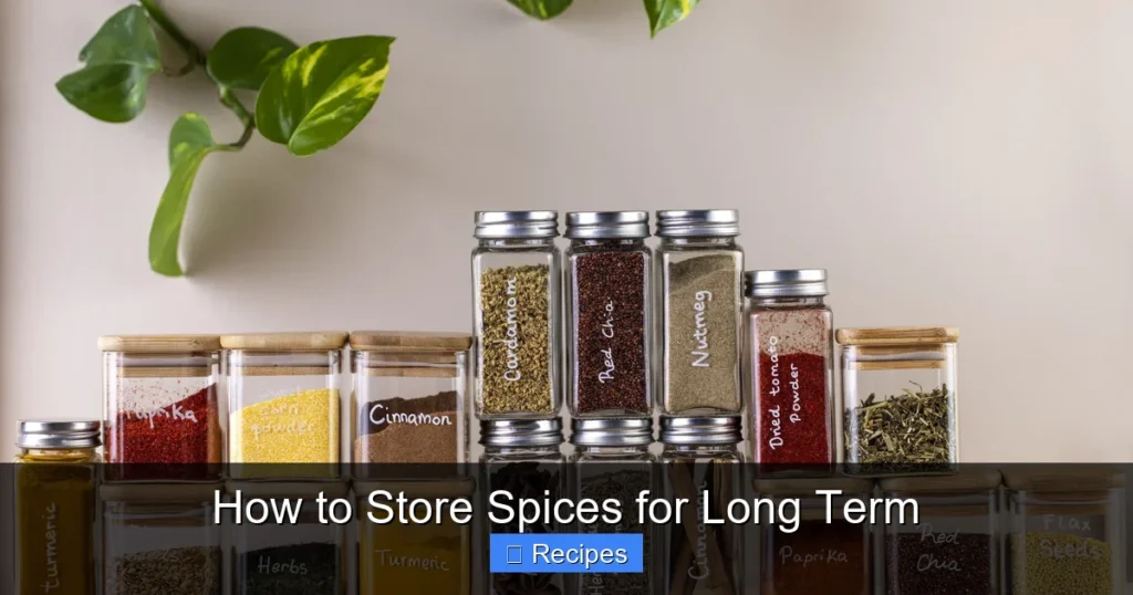 How to Store Spices for Long Term