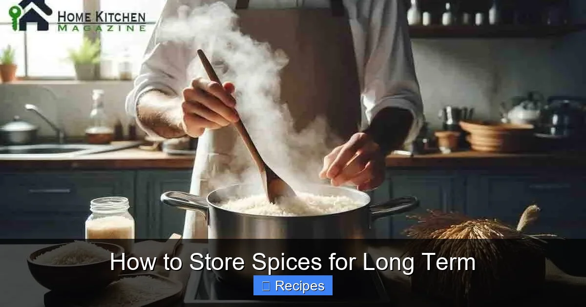 How to Store Spices for Long Term