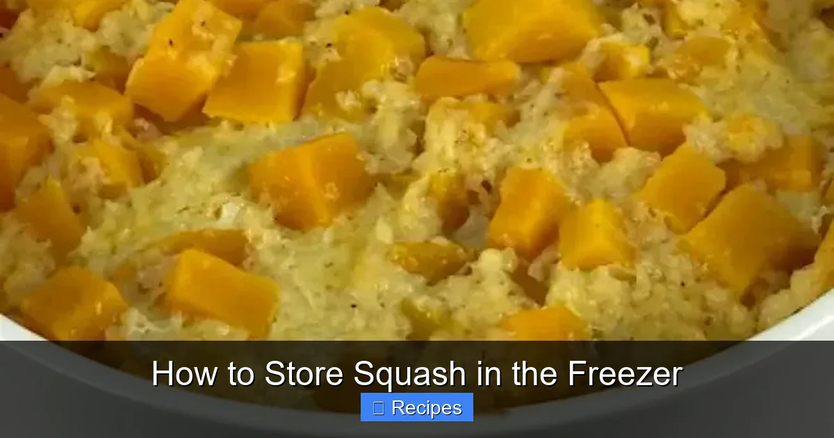 How to Store Squash in the Freezer