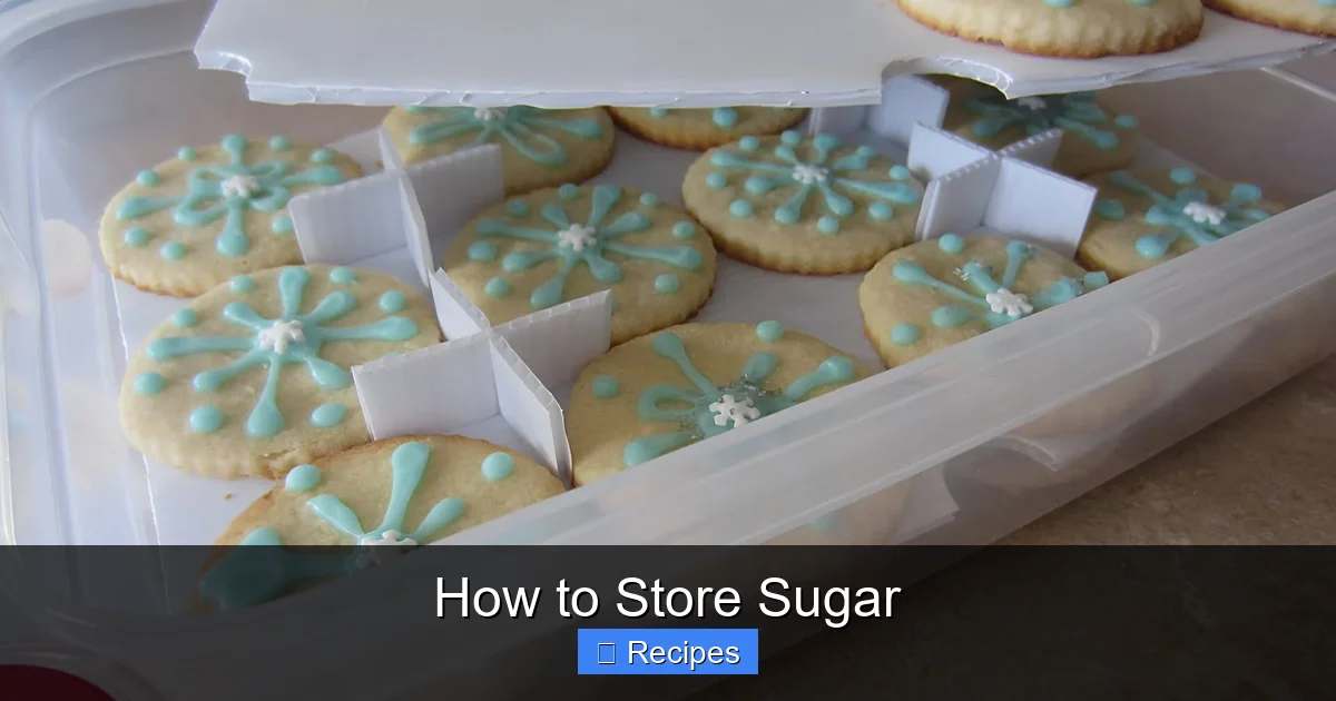How to Store Sugar