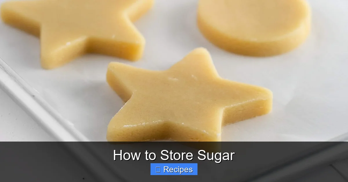 How to Store Sugar