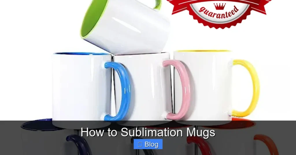 How to Sublimation Mugs