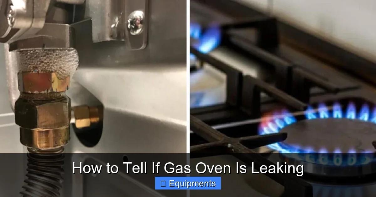 How to Tell If Gas Oven Is Leaking