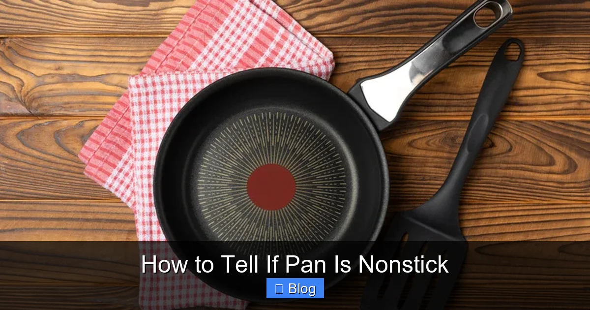 How to Tell If Pan Is Nonstick