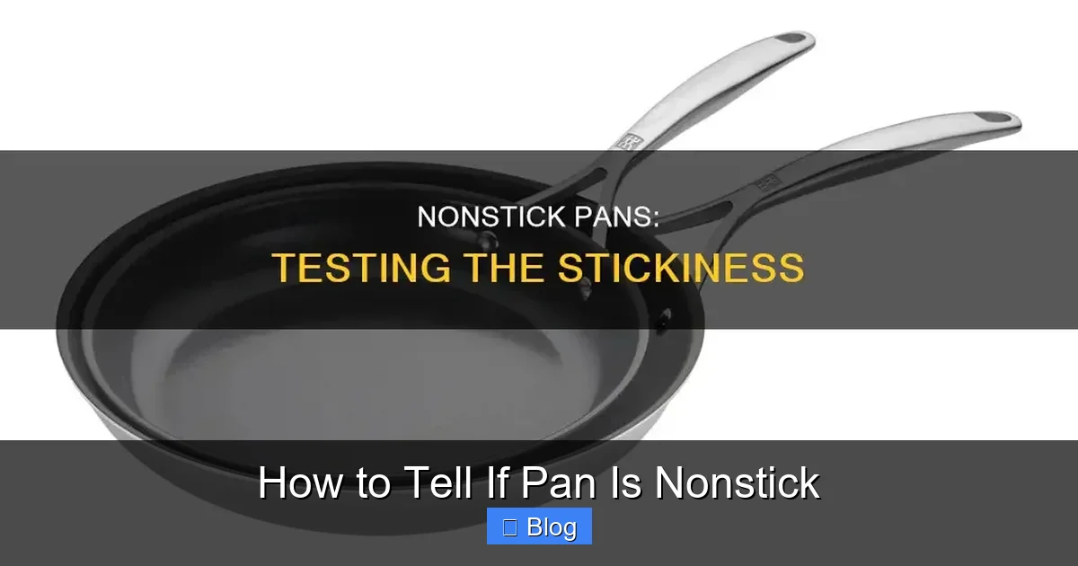 How to Tell If Pan Is Nonstick