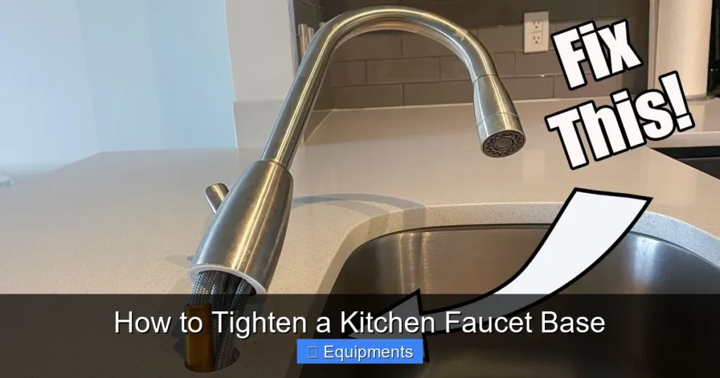 How to Tighten a Kitchen Faucet Base