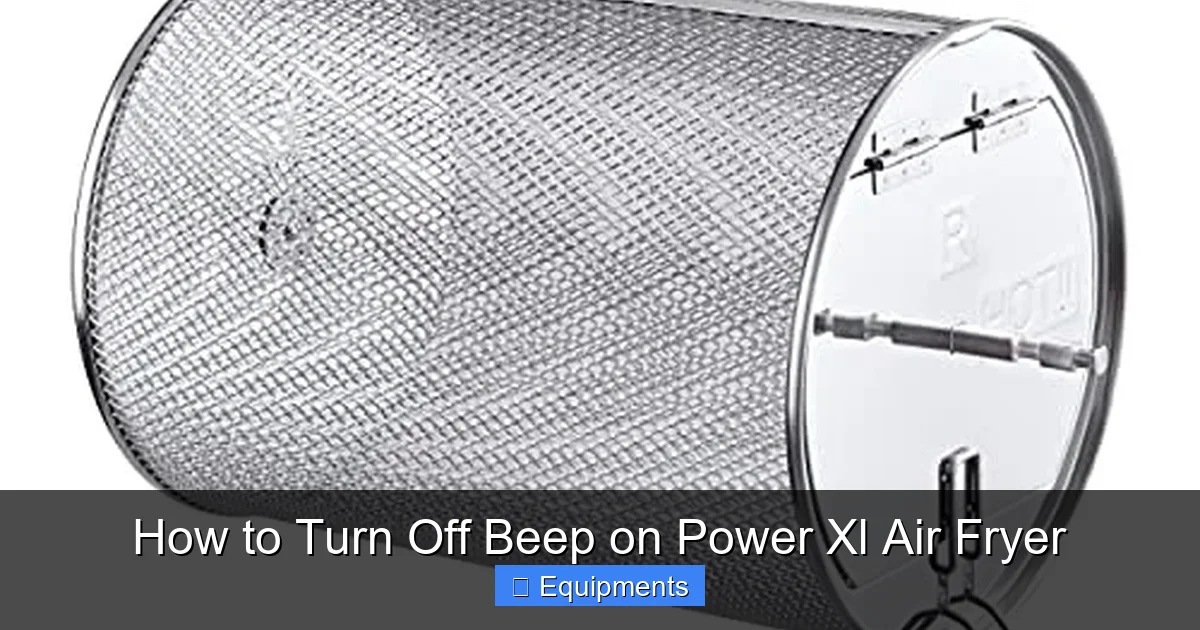 How to Turn Off Beep on Power Xl Air Fryer