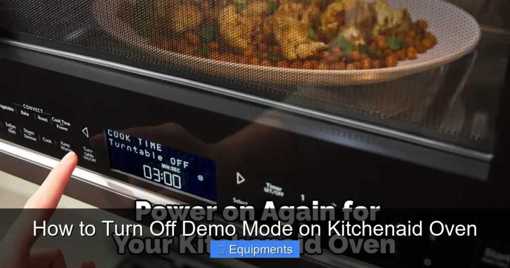 How to Turn Off Demo Mode on Kitchenaid Oven
