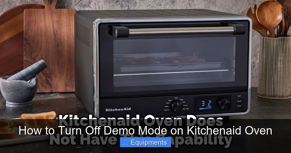 How to Turn Off Demo Mode on Kitchenaid Oven