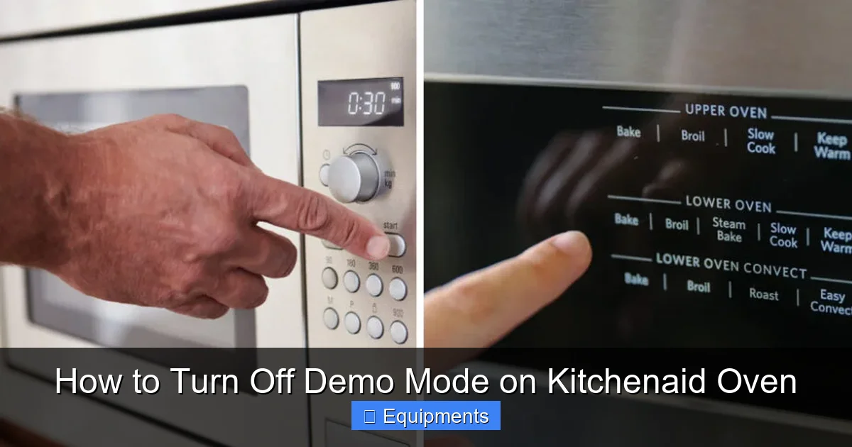 How to Turn Off Demo Mode on Kitchenaid Oven