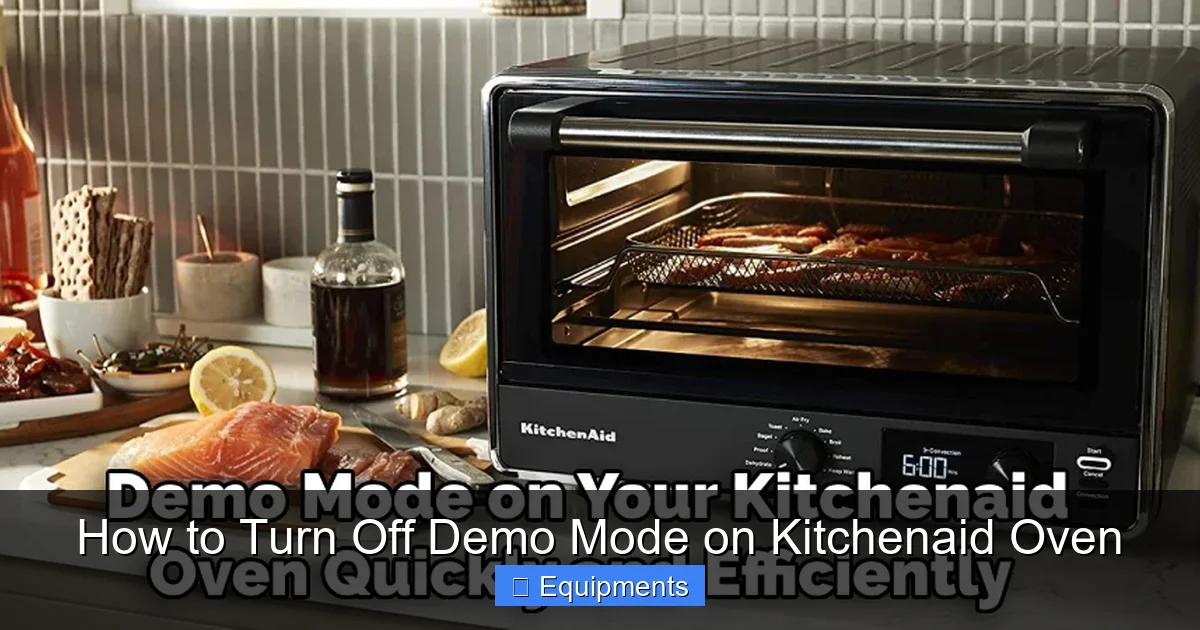 How to Turn Off Demo Mode on Kitchenaid Oven