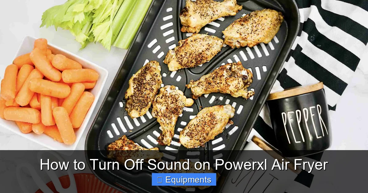 How to Turn Off Sound on Powerxl Air Fryer