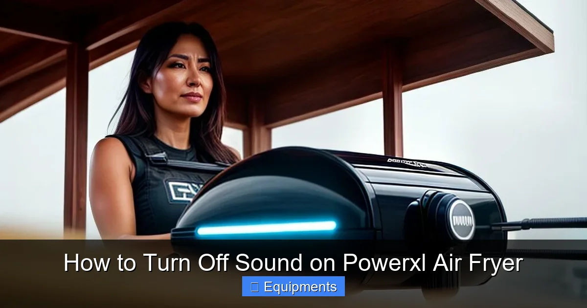 How to Turn Off Sound on Powerxl Air Fryer