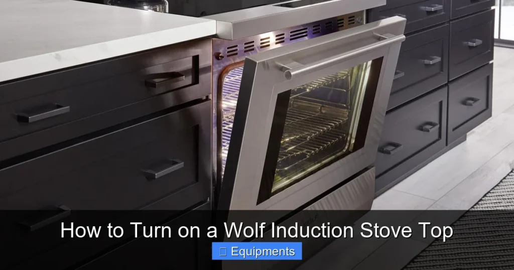 How to Turn on a Wolf Induction Stove Top