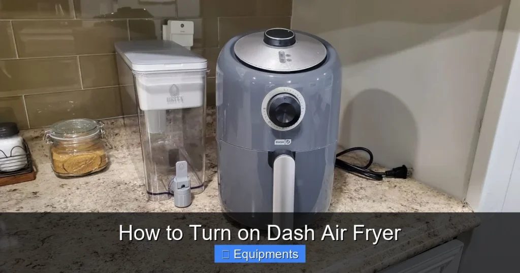 How to Turn on Dash Air Fryer