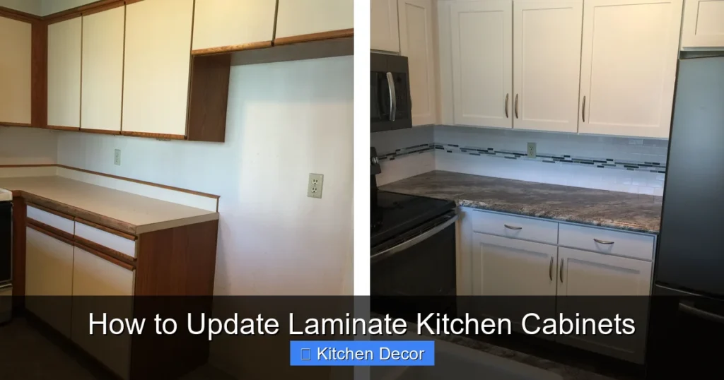 How to Update Laminate Kitchen Cabinets