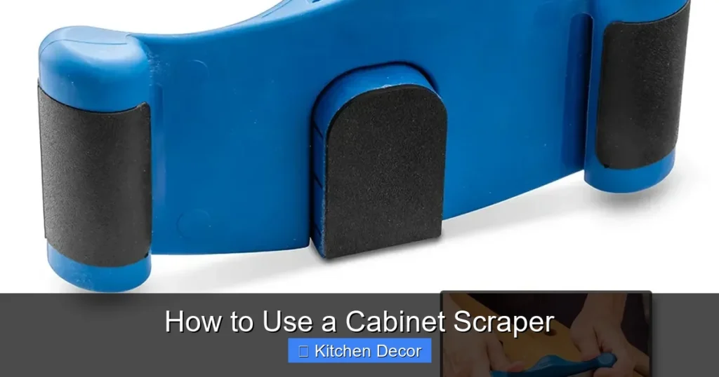 How to Use a Cabinet Scraper