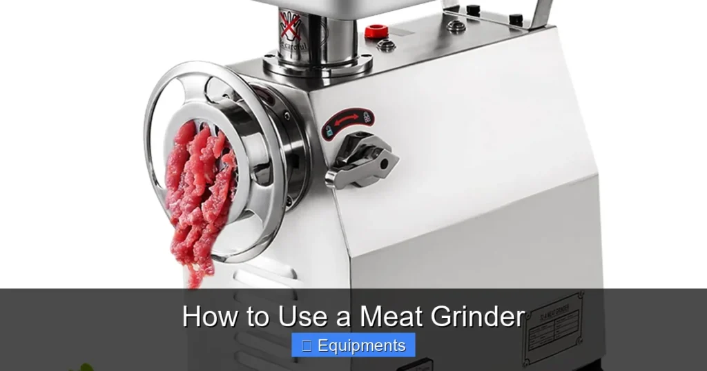 How to Use a Meat Grinder