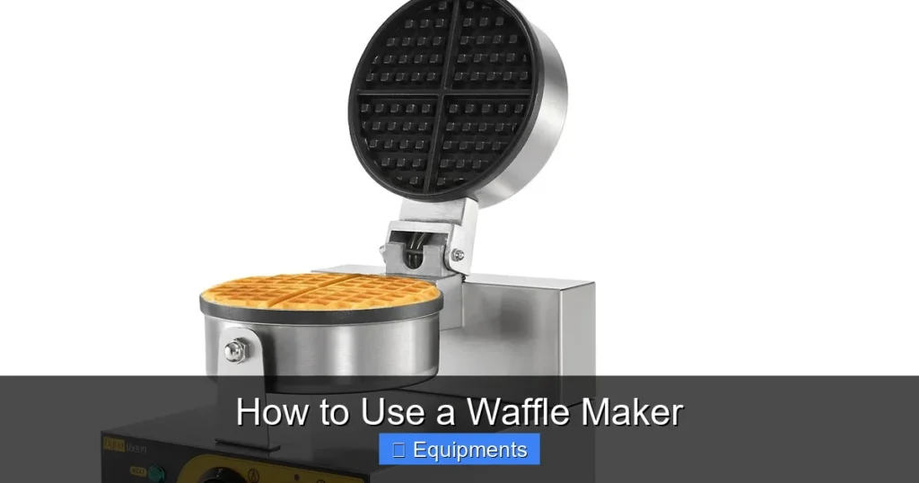 How to Use a Waffle Maker