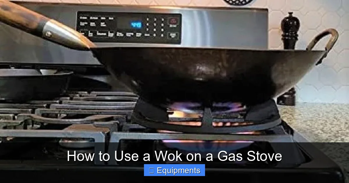 How to Use a Wok on a Gas Stove