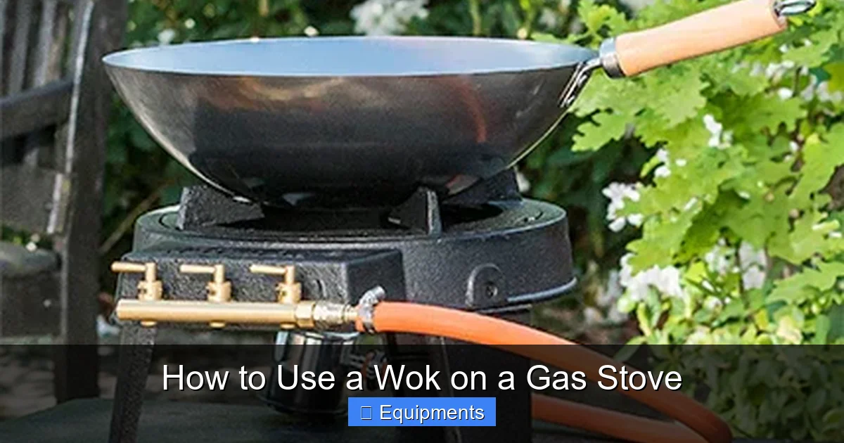 How to Use a Wok on a Gas Stove
