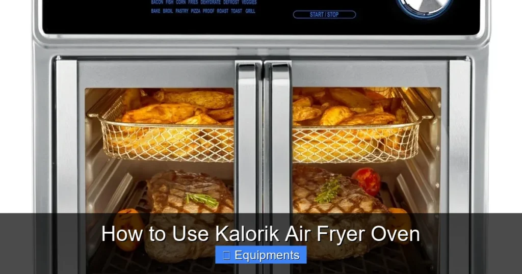 How to Use Kalorik Air Fryer Oven