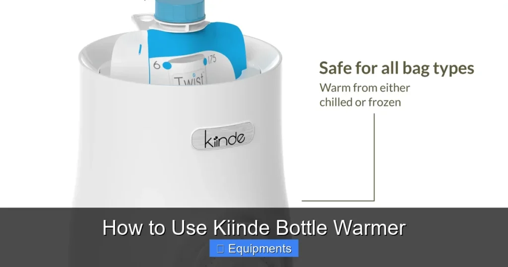 How to Use Kiinde Bottle Warmer